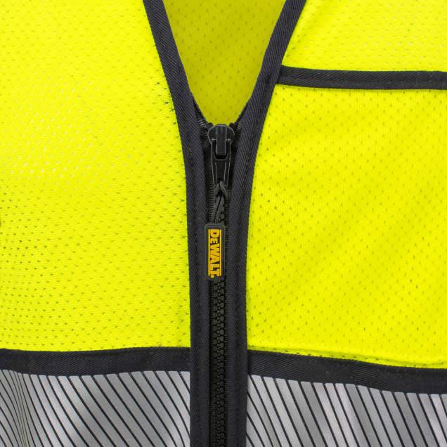 Dewalt DSV971 Type R Class 2 Modacrylic FR Mesh Safety Vest Front Zipper 2