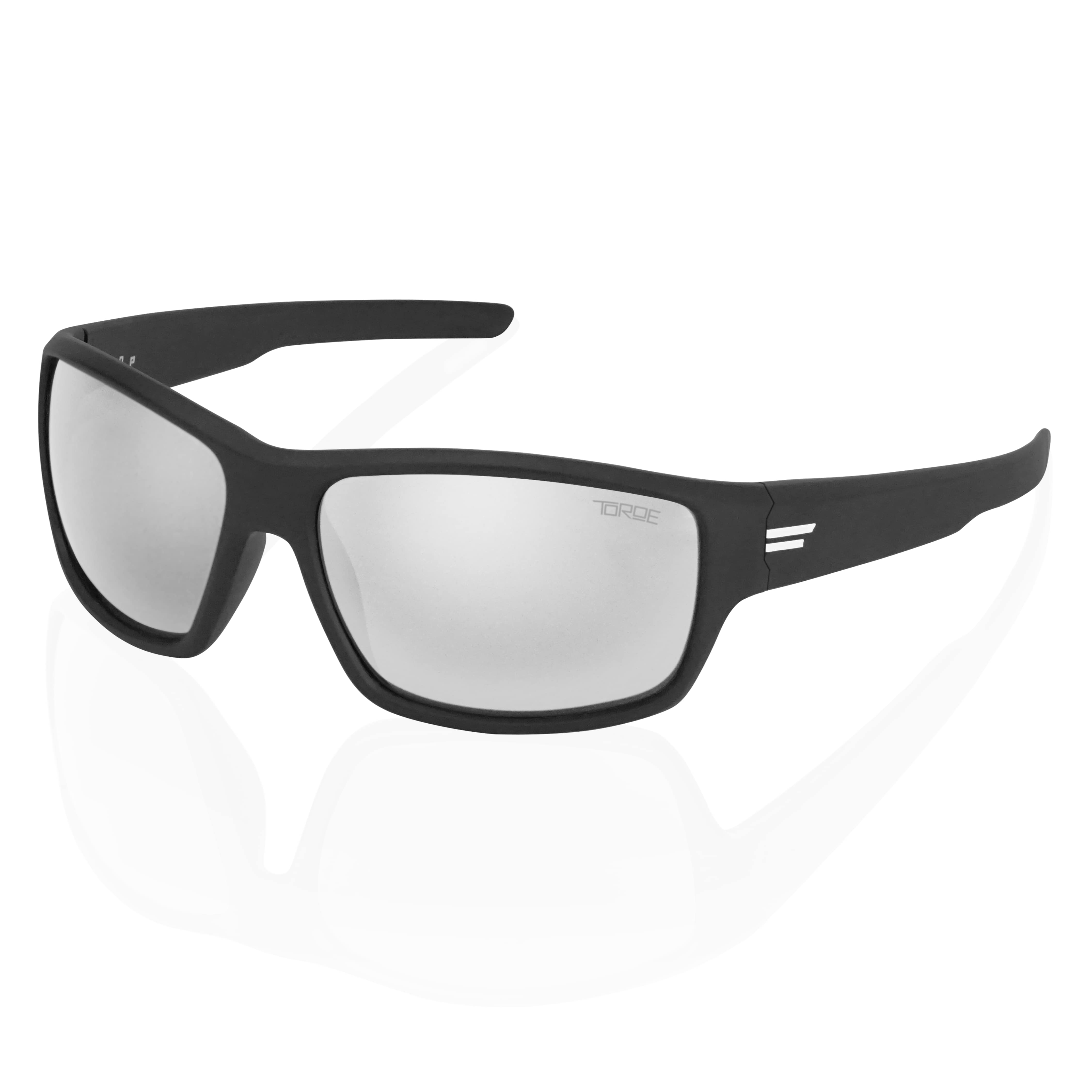 TOROE FIELD Polarized Sunglasses-FIELD-MBLK-W-SIL-White-14