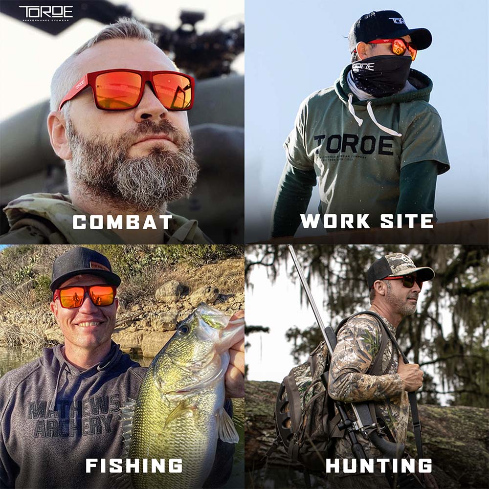 TOROE RANGE FROST RED Exclusive Edition Polarized Sunglasses-5