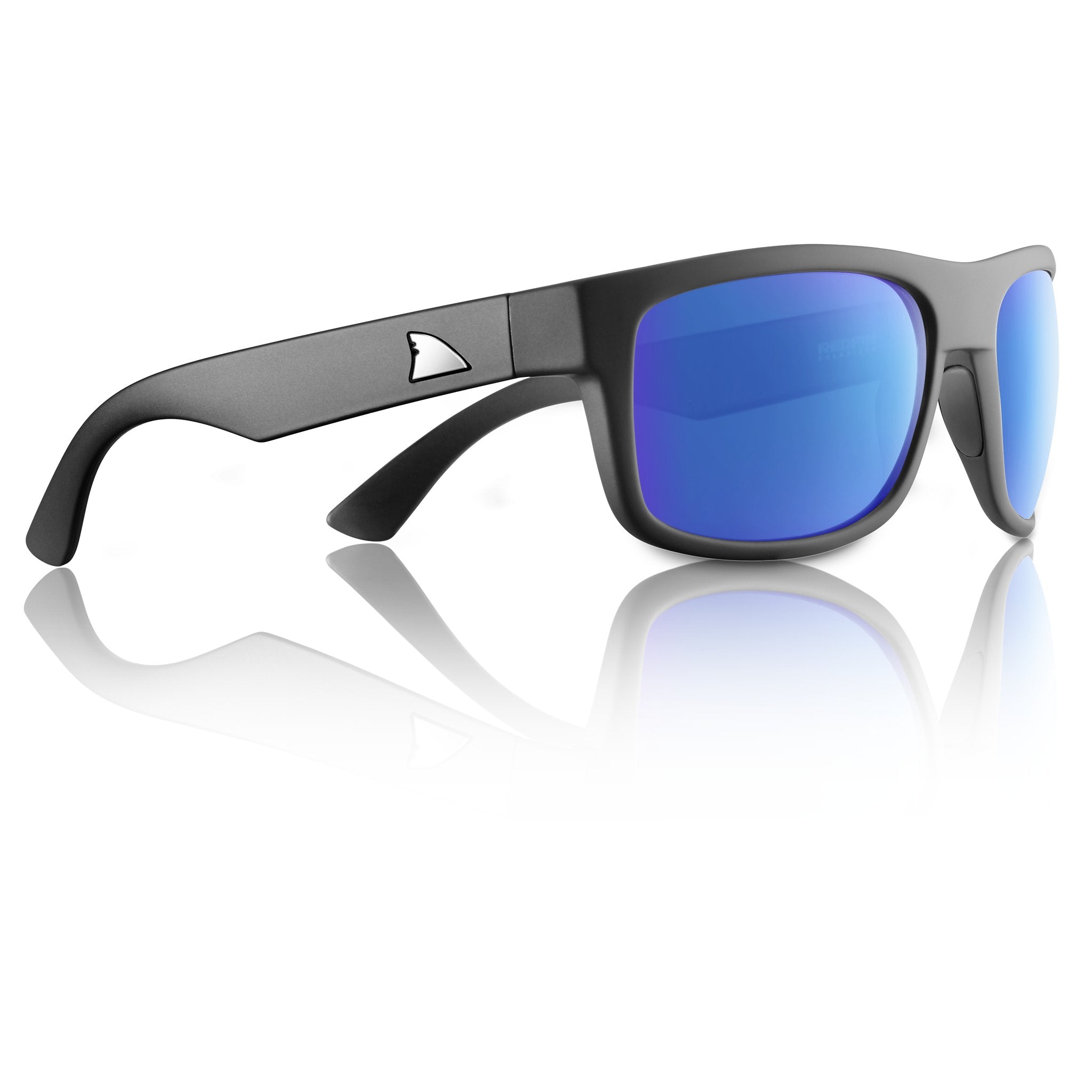 RedFin Fripp Polarized Fishing Sunglasses-2304-Matte Black-Coastal Blue-Safety Glasses USA-8