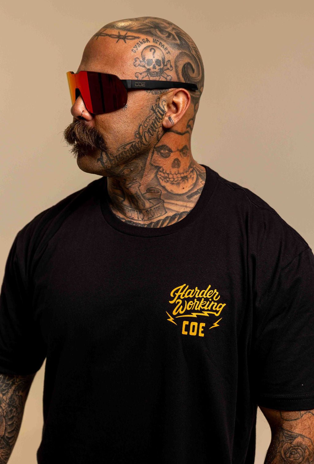 Co Eyewear General Z87+ Safety Glasses with Matte Black Frame