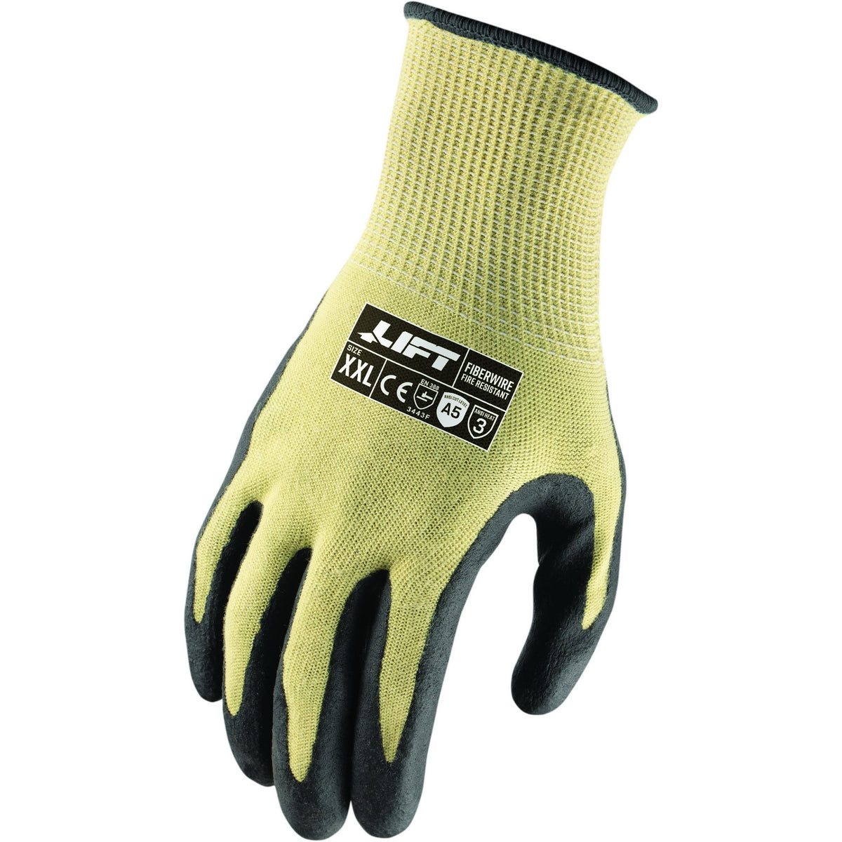 Lift Safety FiberWire Fire-Resistant A5 Neoprene Palm Gloves