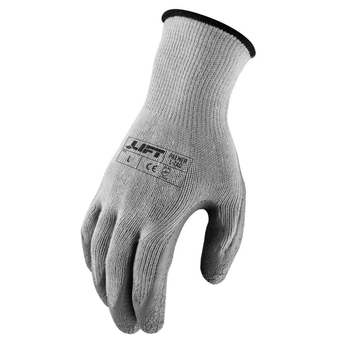 Lift Safety Palmer L-Tac Latex Crinkle Gloves
