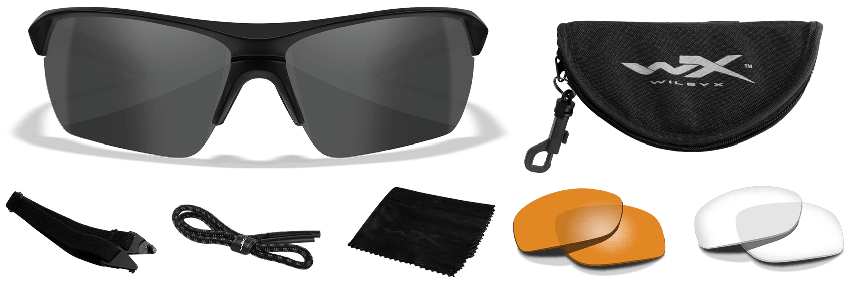 Wiley X Guard Advanced Safety Glasses Kit Components