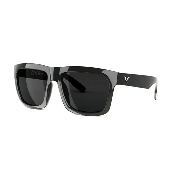Co Eyewear Hard Money Z87 XL Safety Glasses with Gloss Black Frame
