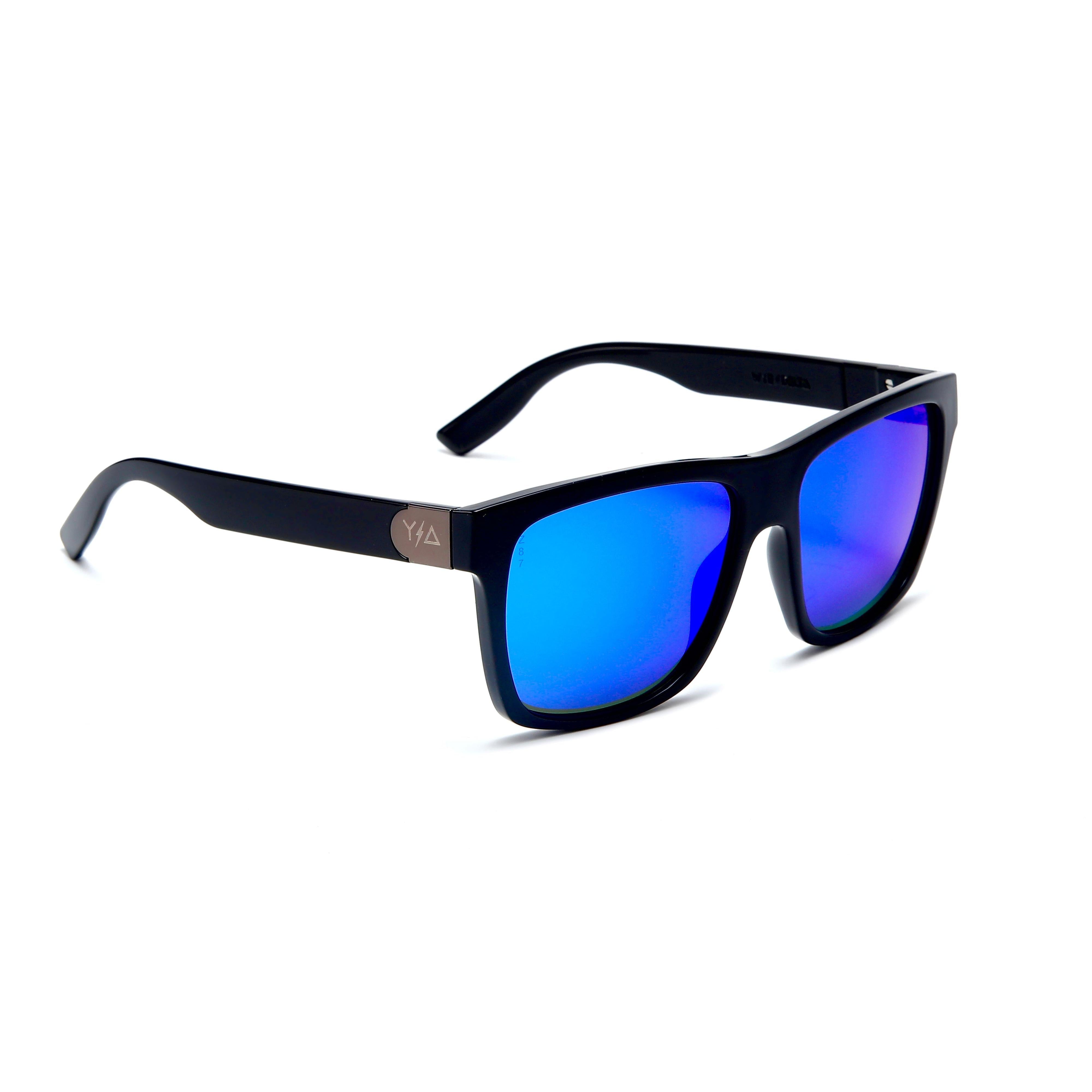 Wye Delta Z87 Madhook 2.0 LR: Deep Blue Polarized Safety Glasses
