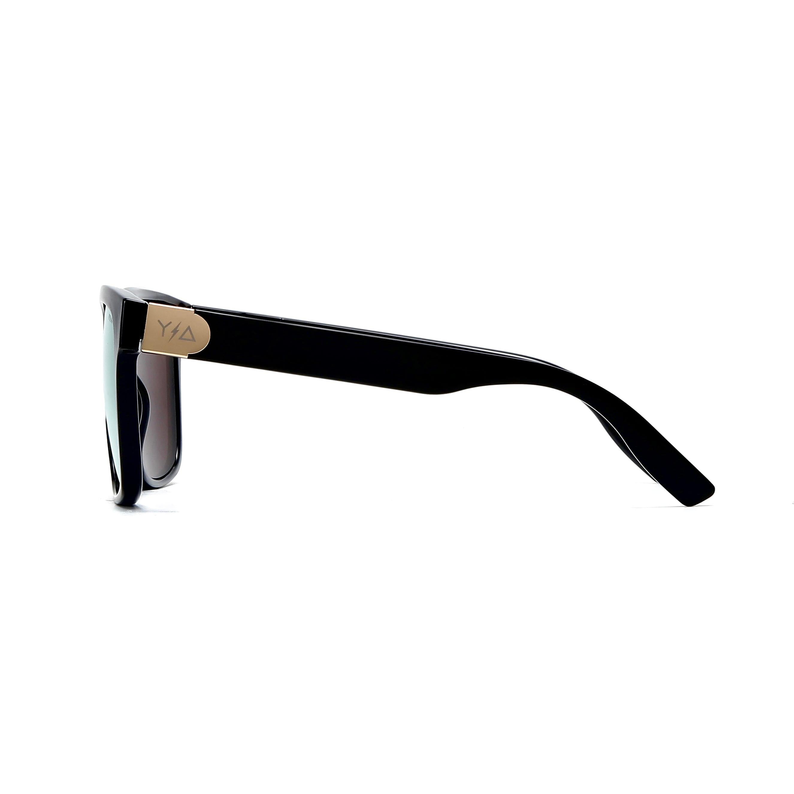 Wye Delta Z87 Madhook 2.0 LR: Gold Polarized Safety Glasses