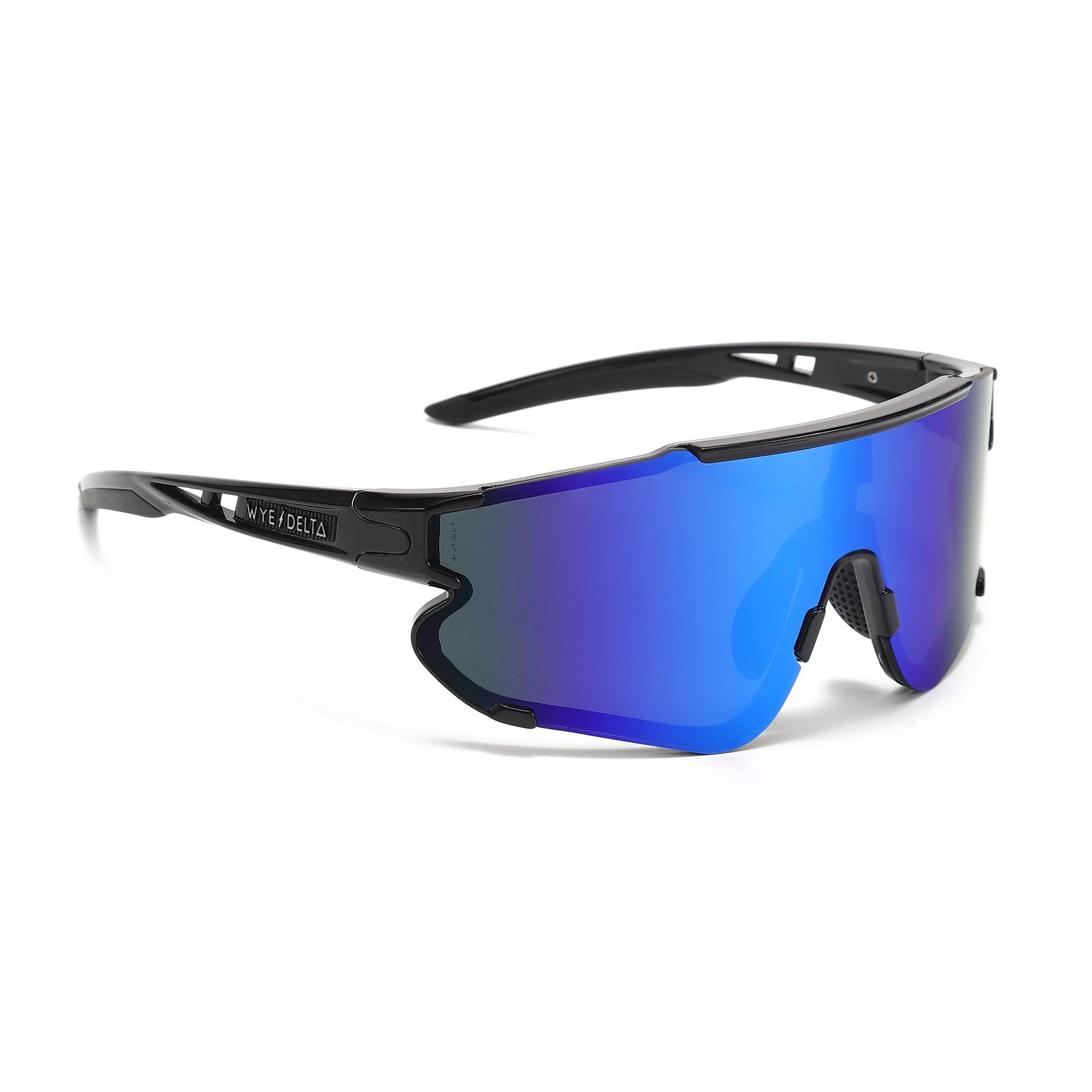 Wye Delta Z87+ HiViz Deep Blue Safety Glasses