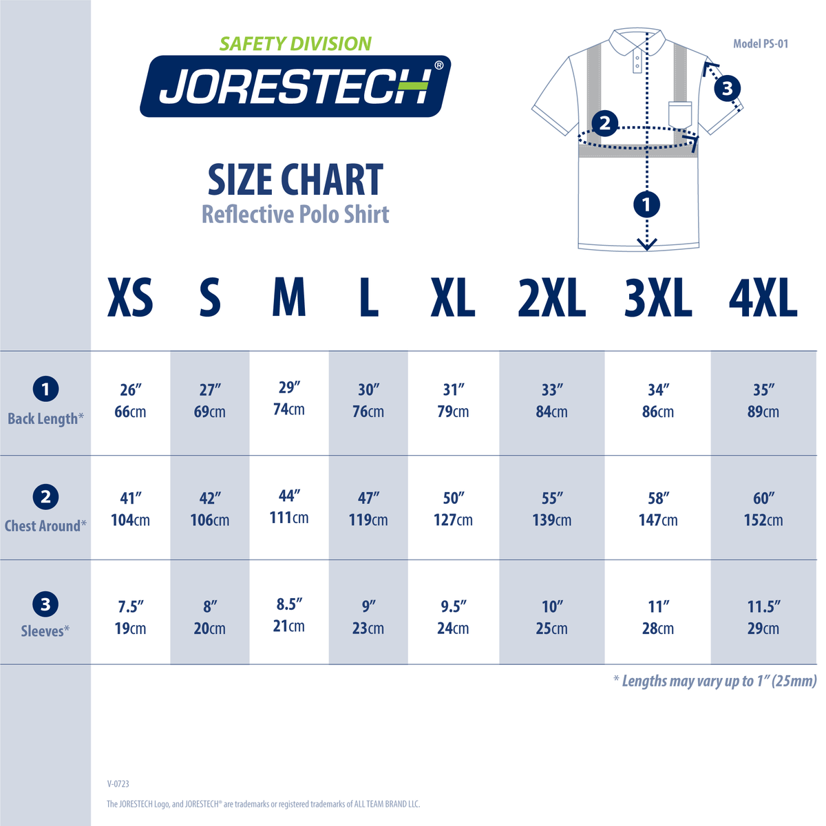 Jorestech Hi-Vis Reflective Dirt-Concealing Safety Polo Shirt