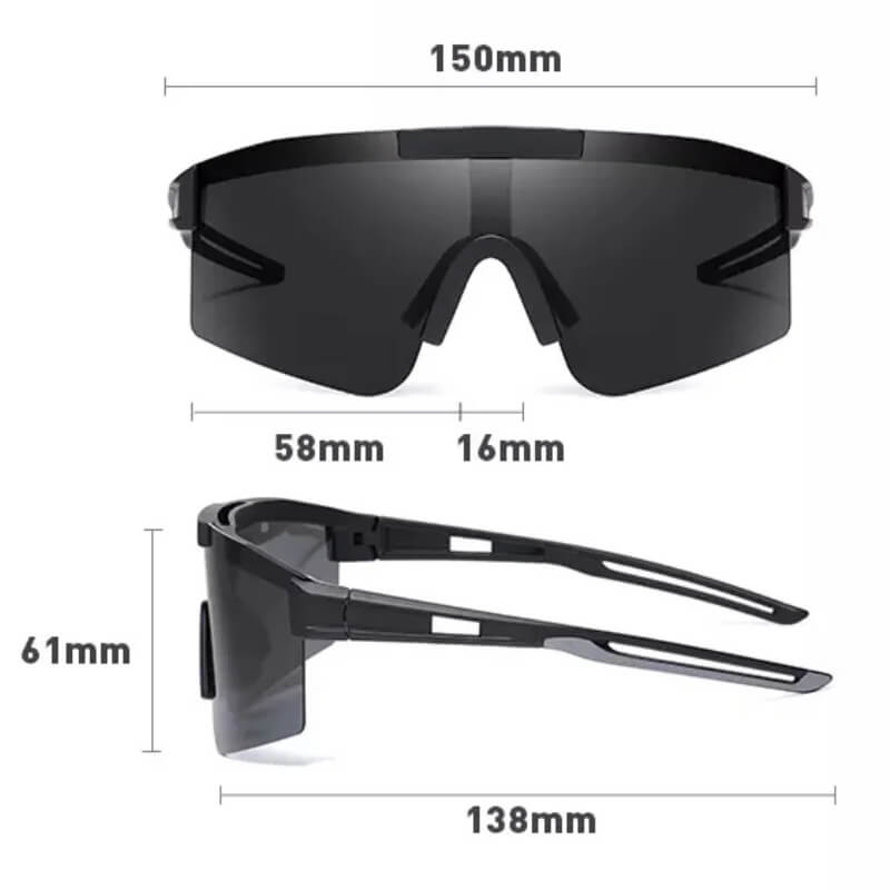 Knox Stallion Safety Sunglasses with Polarized Black Lenses