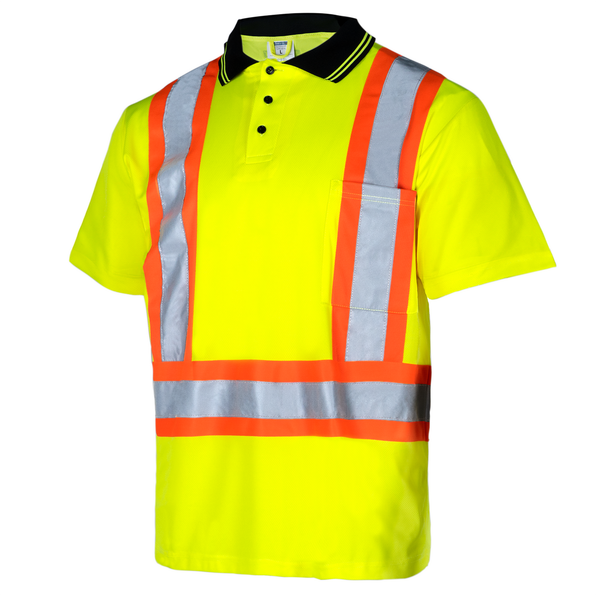 Jorestech Hi-Vis Reflective Two-Tone Safety Polo Shirt