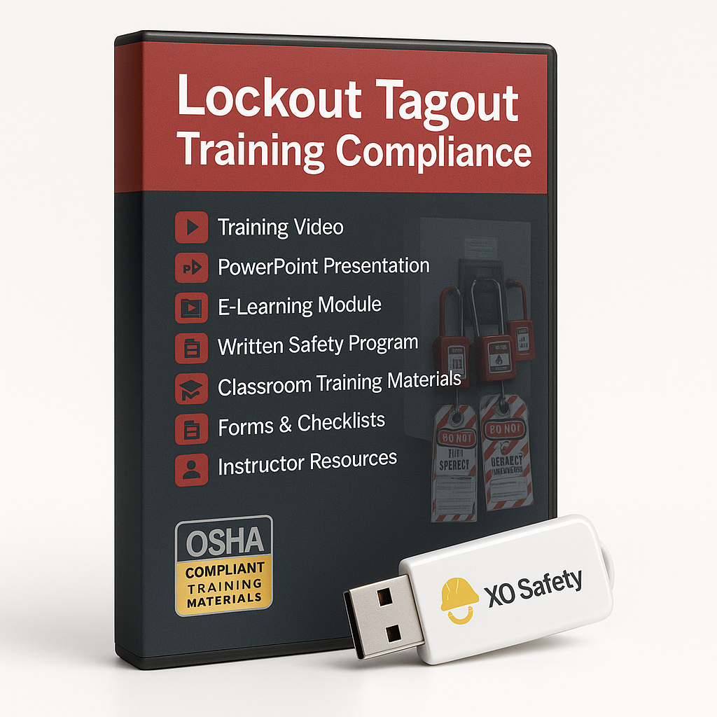 XO Safety Lockout Tagout Safety Training Compliance Kit