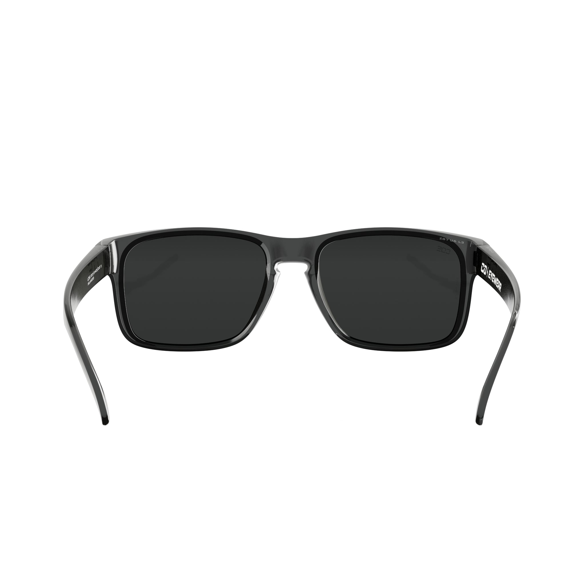 Co Eyewear Loki Z87 Safety Glasses with Matte Black Frame