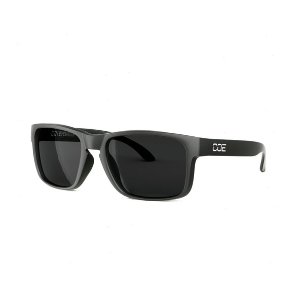 Co Eyewear Loki Z87 Safety Glasses with Matte Black Frame