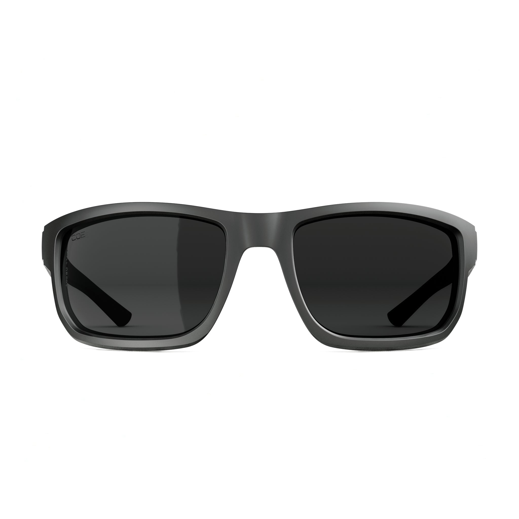 CO Eyewear Magneto Z87+ safety glasses with matte black frame and dark lenses.