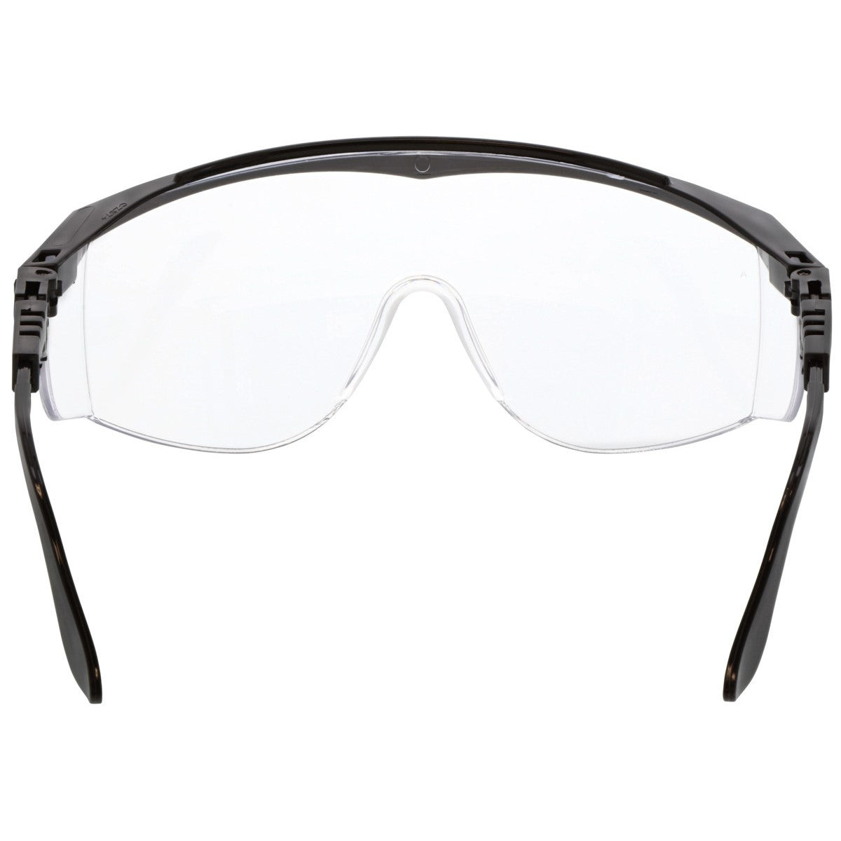 MCR Safety TK1 Safety Glasses Black Frame with Clear Lens