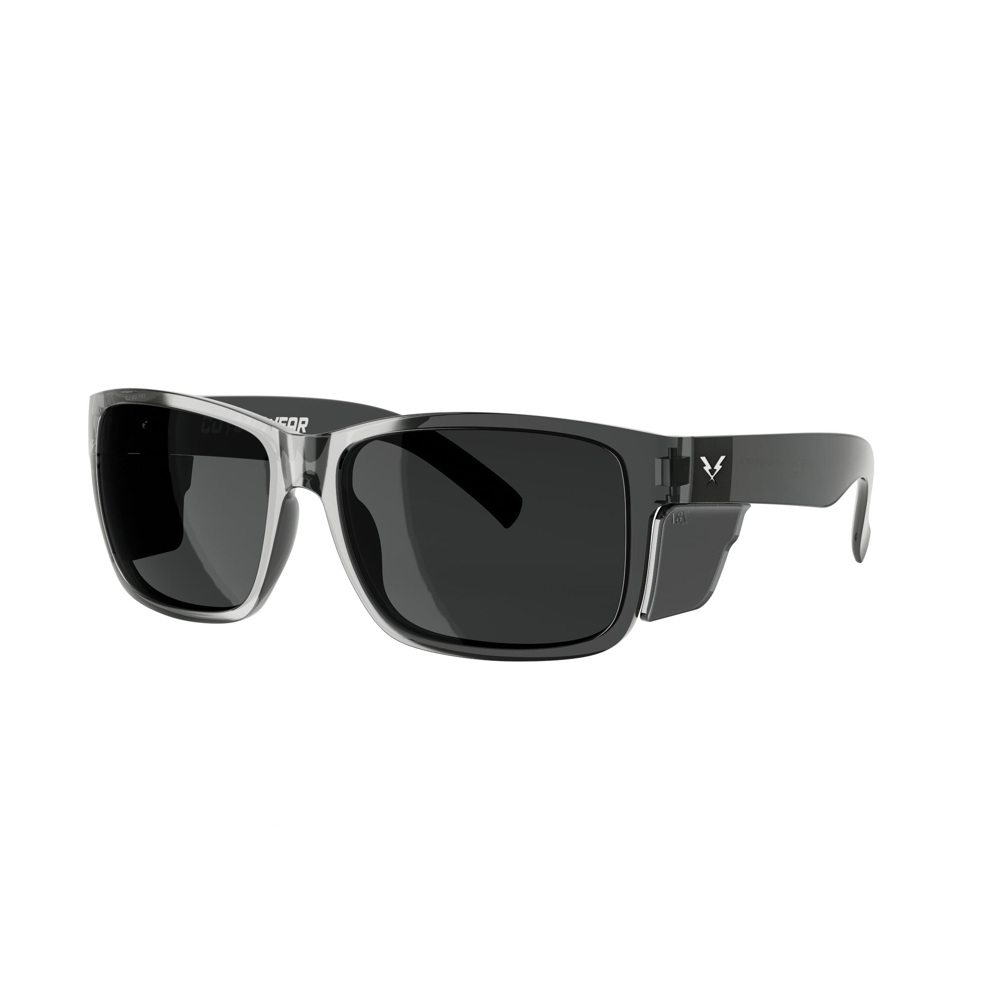 Co Eyewear Oiler Z87+ Safety Glasses with Matte Black Frame