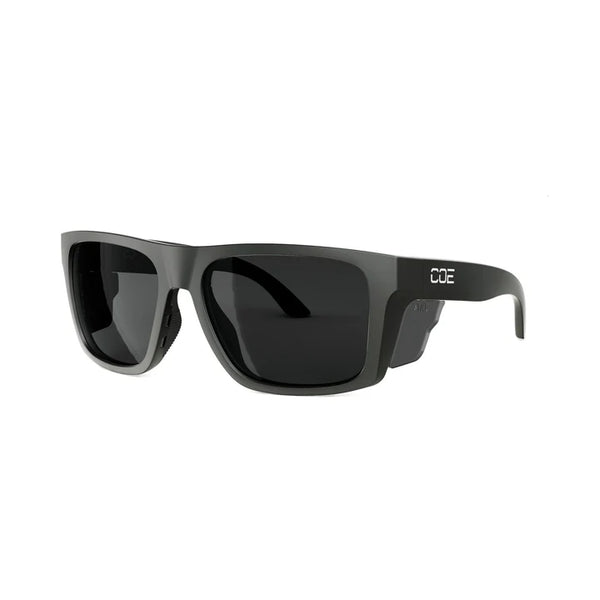 Co Eyewear Outrigger Z87+ Safety Glasses with Matte Black Frame