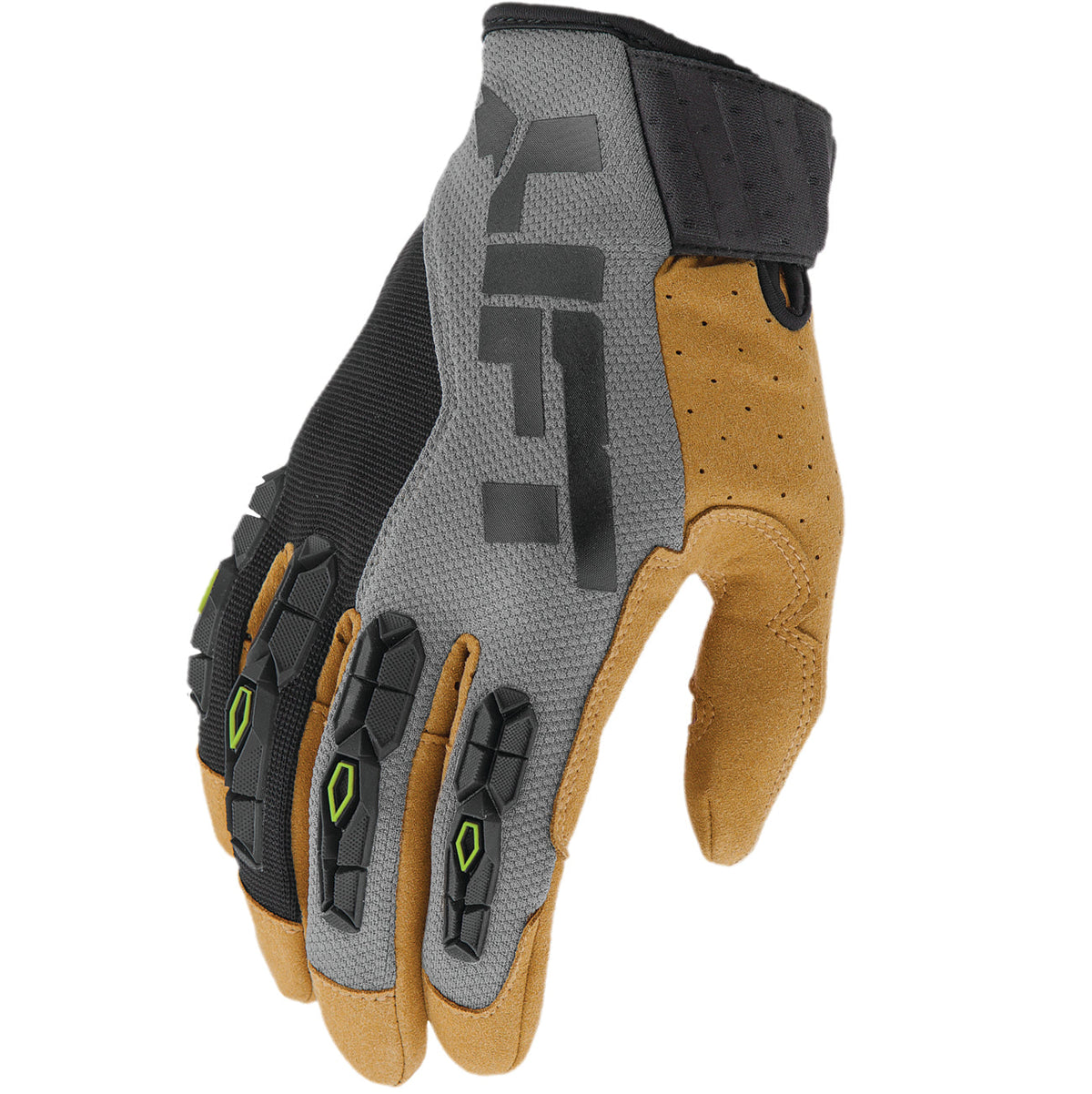 Lift Safety Handler Gray/Black Gloves