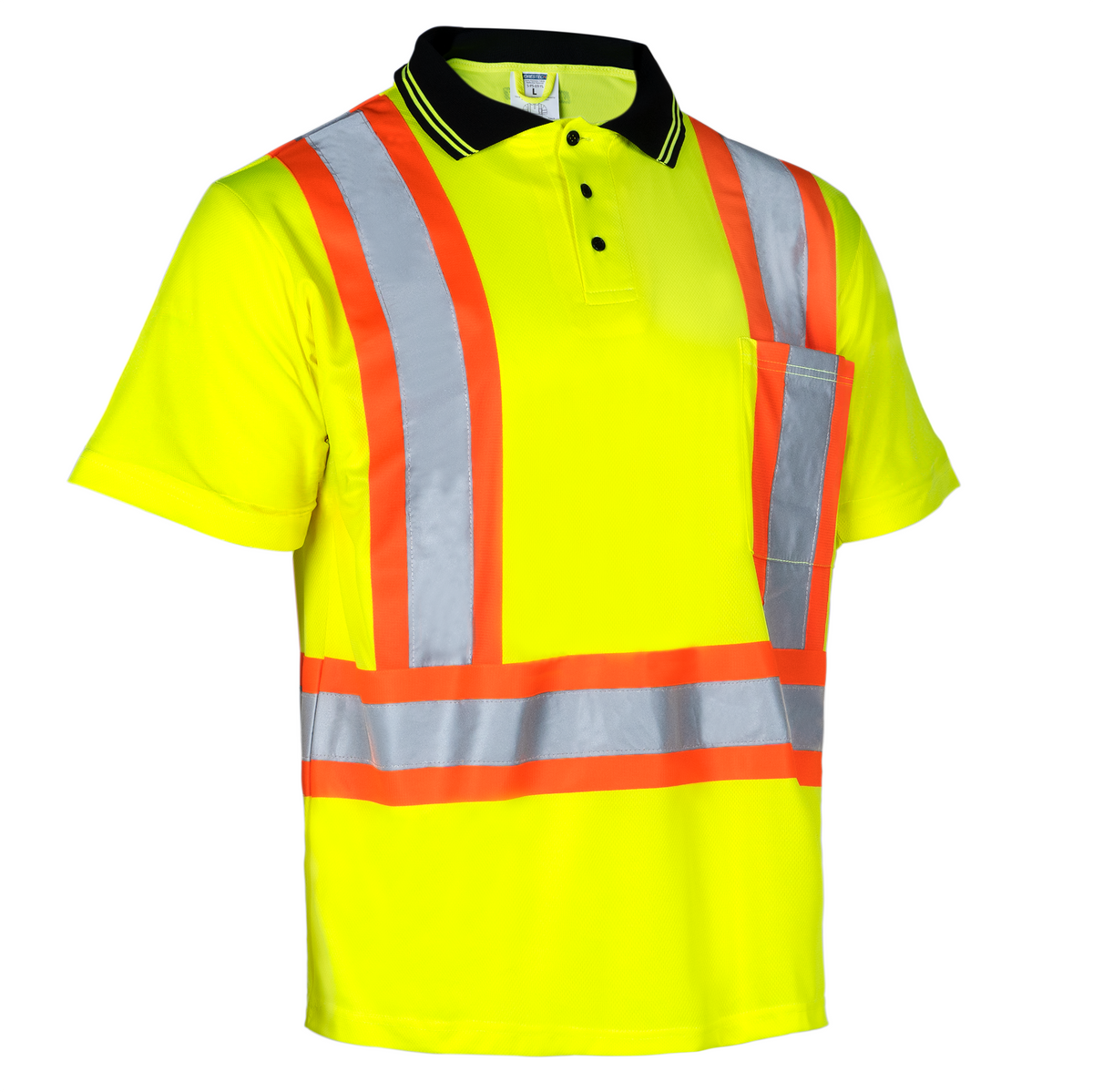 Jorestech Hi-Vis Reflective Two-Tone Safety Polo Shirt
