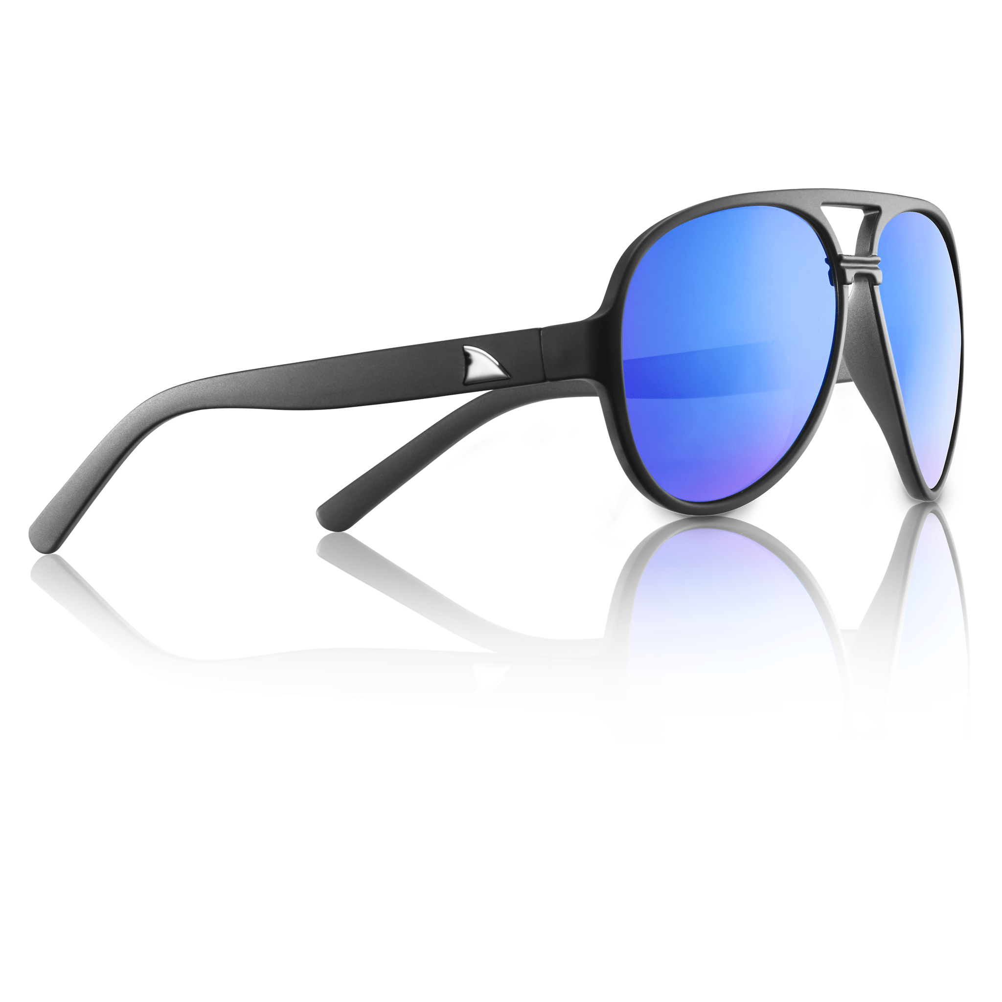 RedFin Savannah Polarized Fishing Sunglasses-2601-Matte Black - Coastal Blue-Safety Glasses USA-5