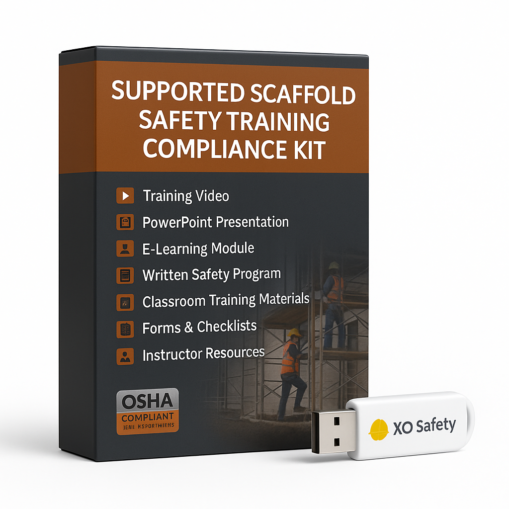 XO Safety Supported Scaffolding Safety Training Compliance Kit