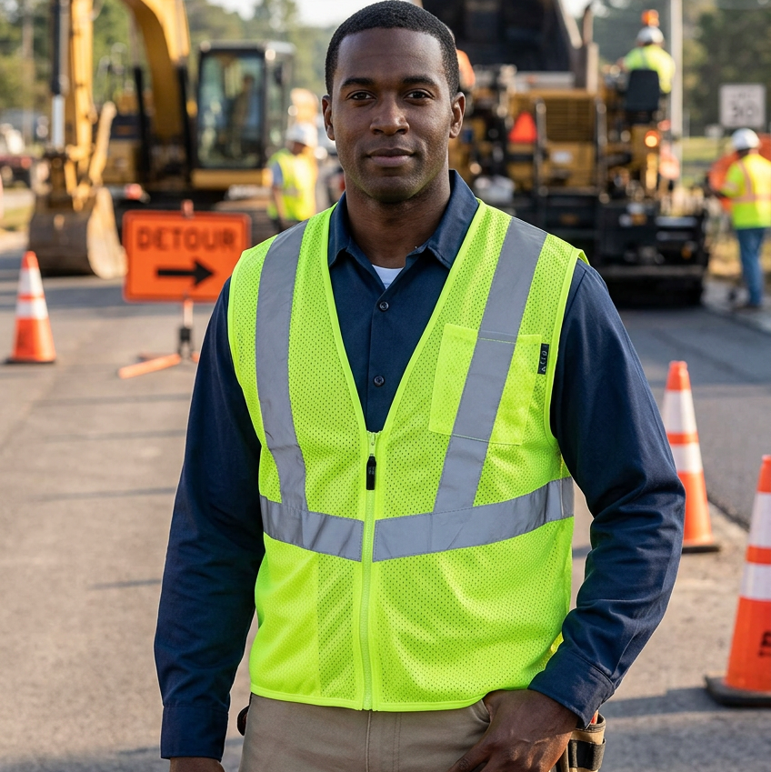 Lift Safety VIZ-PRO1 Safety Vest Yellow