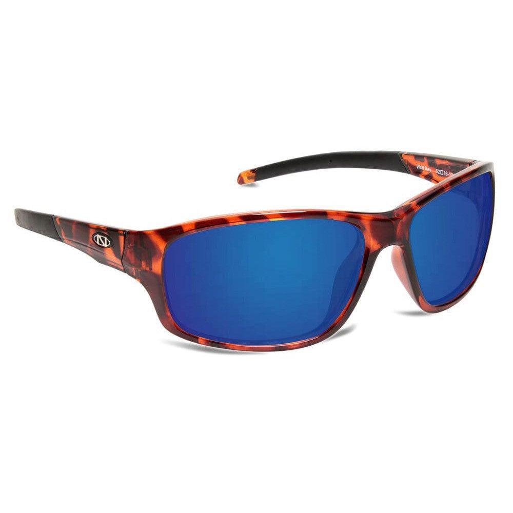 ONOS Wolfbay Polarized Bifocal Sunglasses Tortoise Frame with Gray with Blue Mirror Lenses