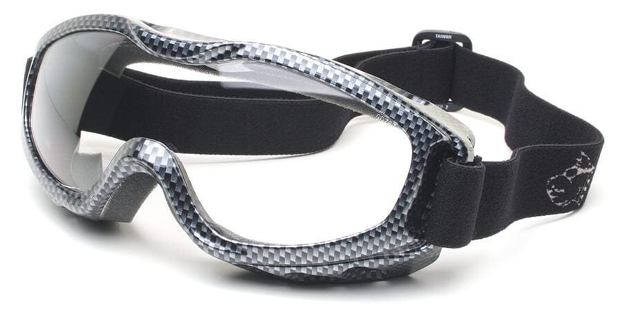 Guard Dogs Evader 2 Safety Goggles with Carbon Fiber Frame and Clear AF Lens