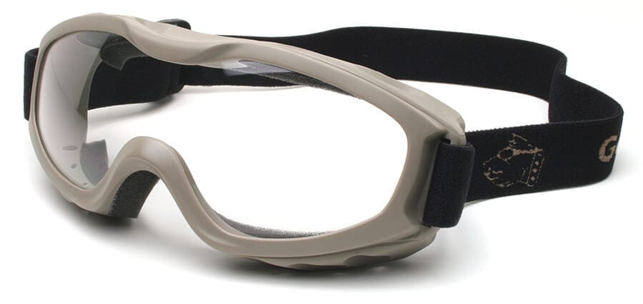 Guard Dogs Evader 2 Safety Goggles with Earth Frame and Clear Anti-Fog Lens