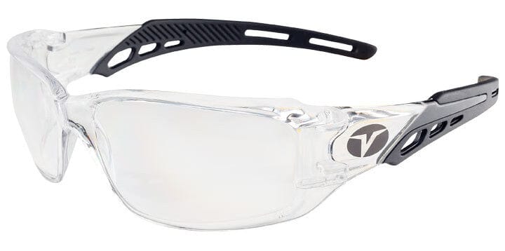 Encon Veratti Brio Safety Glasses with Black Frame and Clear Lens