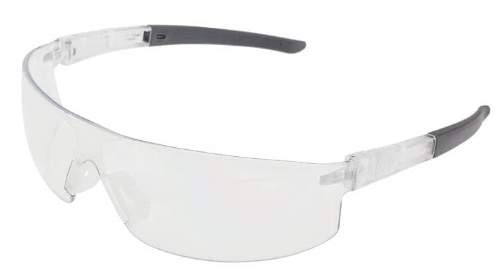 Encon Veratti Salvo Safety Glasses with Clear/Gray Frame and Clear Lens