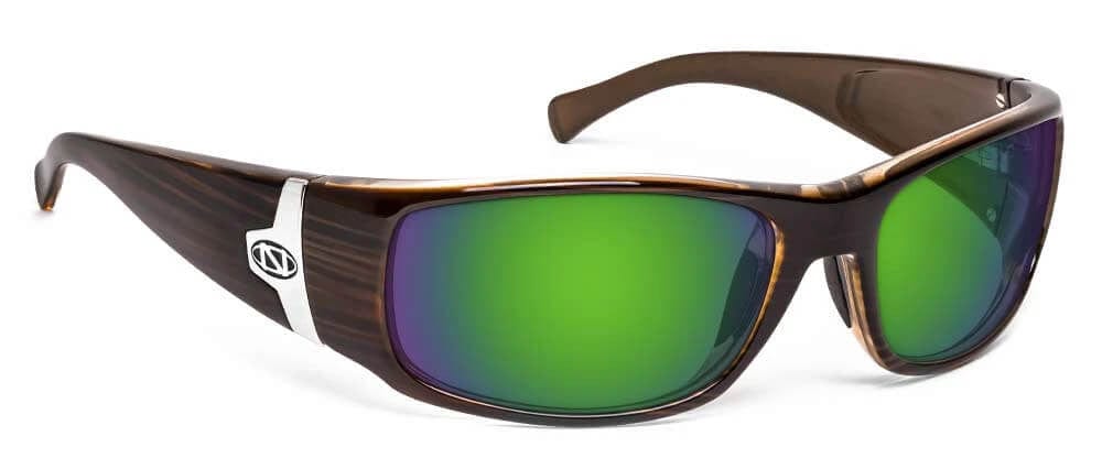 ONOS Ripia Polarized Bifocal Sunglasses with Amber Green Mirror Lens