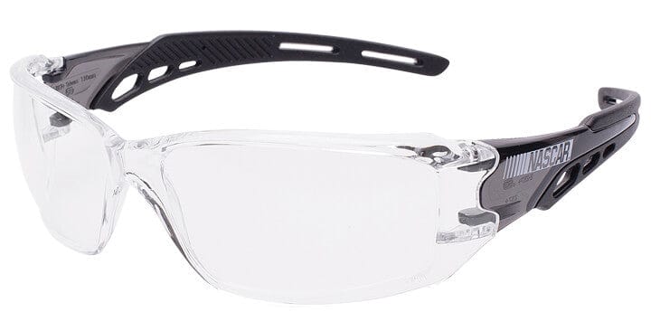 Encon NASCAR Brio Safety Glasses with Black Frame and Clear Lens
