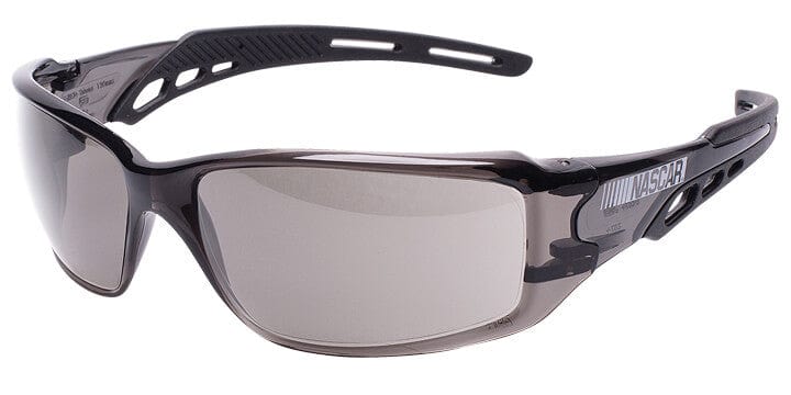 Encon NASCAR Brio Safety Glasses with Black Frame and Gray Lens