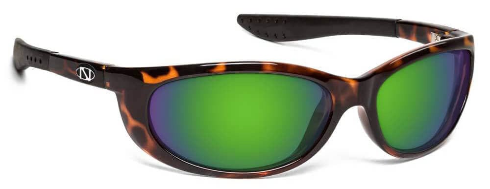 ONOS Sand Island Polarized Bifocal Sunglasses with Amber Green Mirror Lens