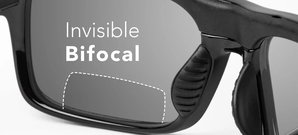 ONOS Zoar Polarized Bifocal Sunglasses with Gray Lens - Back View