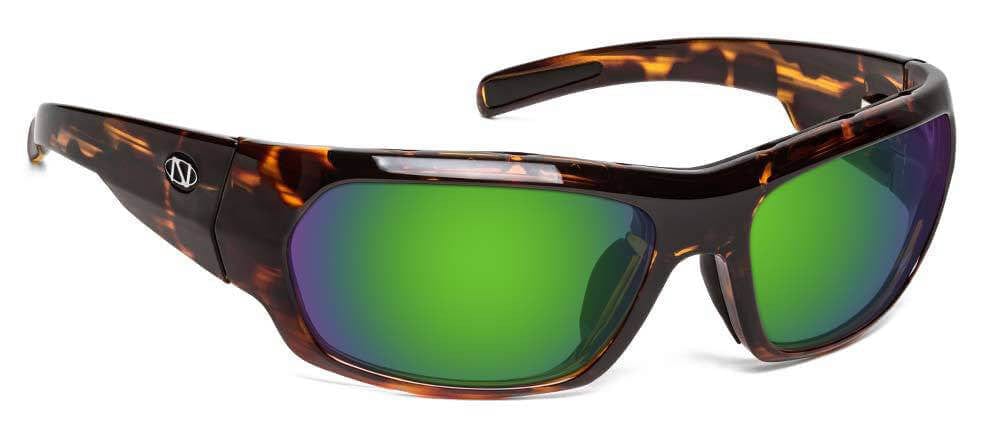 ONOS Nolin Polarized Bifocal Sunglasses with Amber Green Mirror Lens