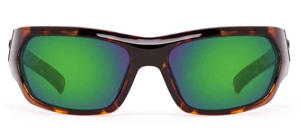 ONOS Nolin Polarized Bifocal Sunglasses with Amber Green Mirror Lens - Front View