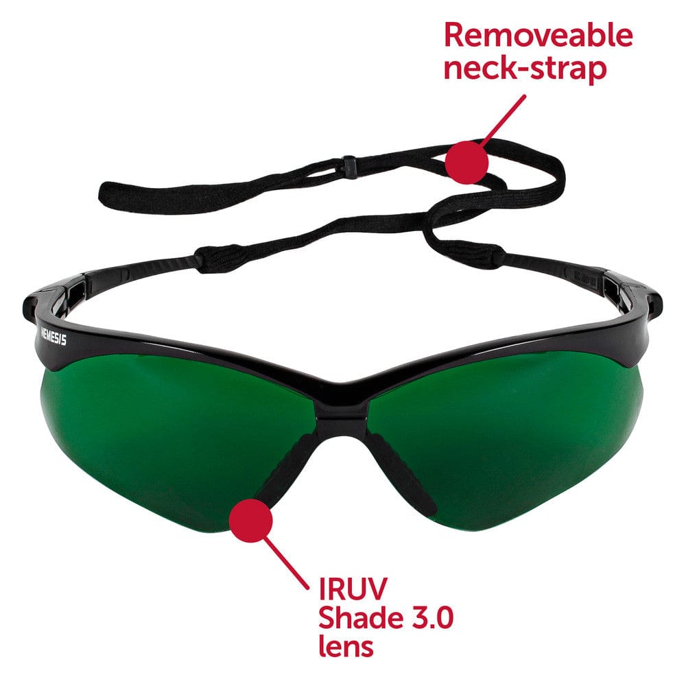 KleenGuard Nemesis Safety Glasses with Shade 3 Lens 25692 Front View