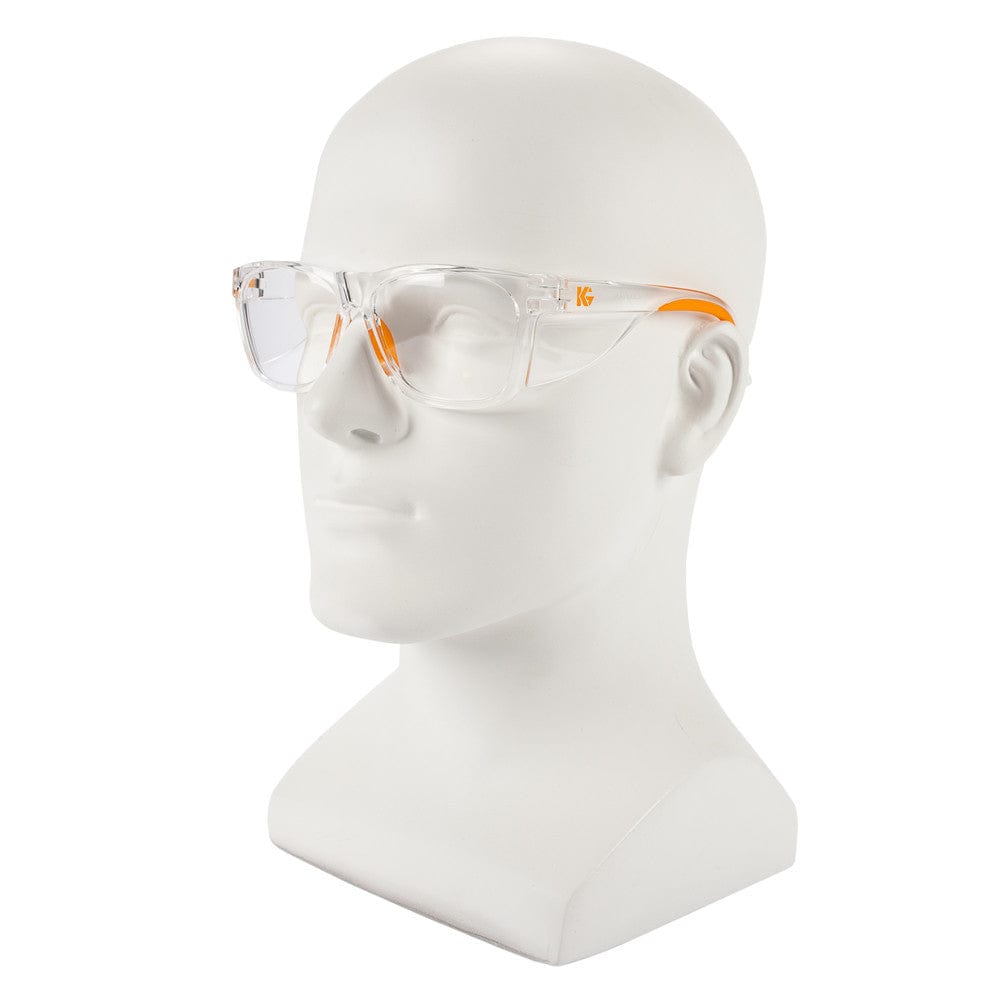 KleenGuard Maverick Safety Glasses with Clear Frame and Clear Anti-Fog Lens Model 1