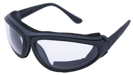 Guard Dogs XJ2 Complete with Black Frame and Clear Lens with Closed Cell Foam Collar 0211-11-01