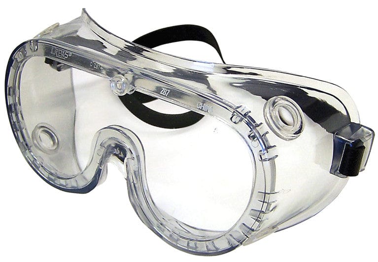 Crews Non-Vented Chemical Splash Goggle with Clear Anti-Fog Lens 2237R