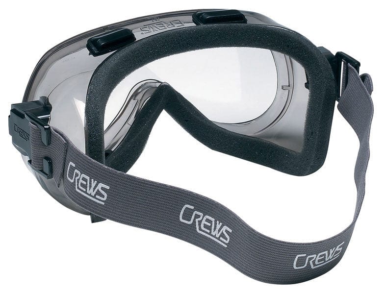 Crews Verdict Indirect Vent Safety Goggle with Foam Lining and Clear Anti-Fog Lens 2410F