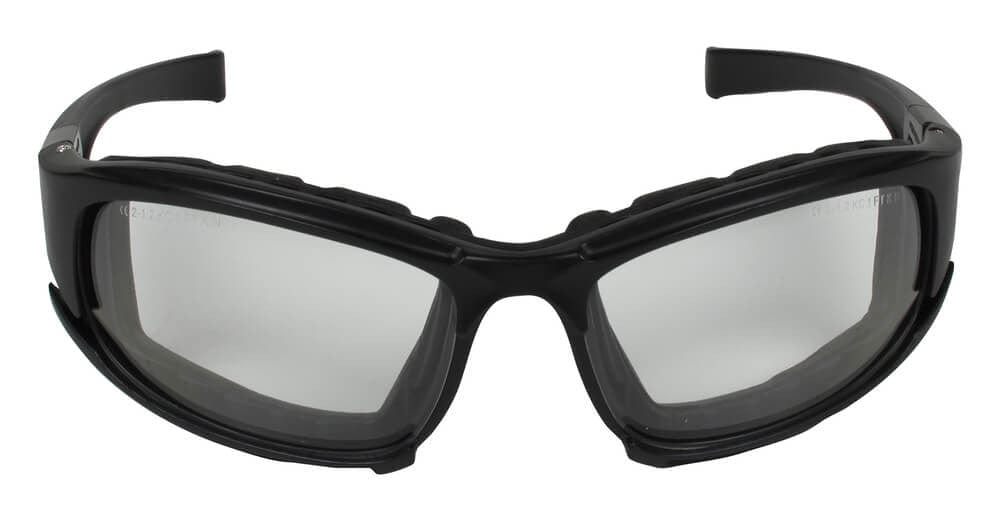 KleenGuard Calico Foam-Padded Safety Glasses with Clear Anti-Fog Lens - Front View