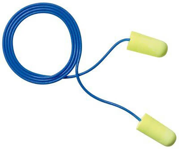 3M E-A-RSoft Yellow Neons Corded Earplugs 311-1250