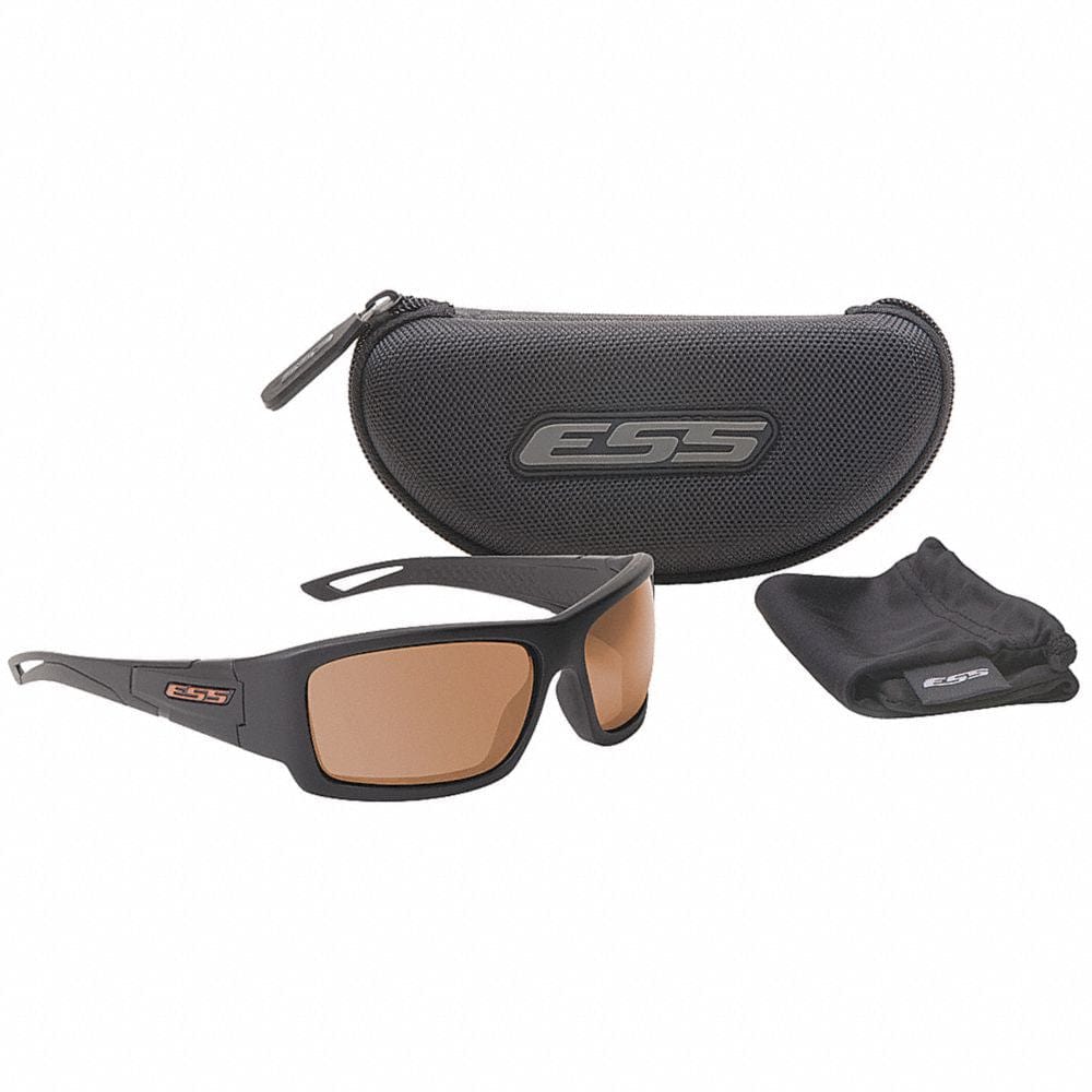 ESS Credence Ballistic Sunglasses Black Frame Mirrored Copper Lenses EE9015-06 Kit