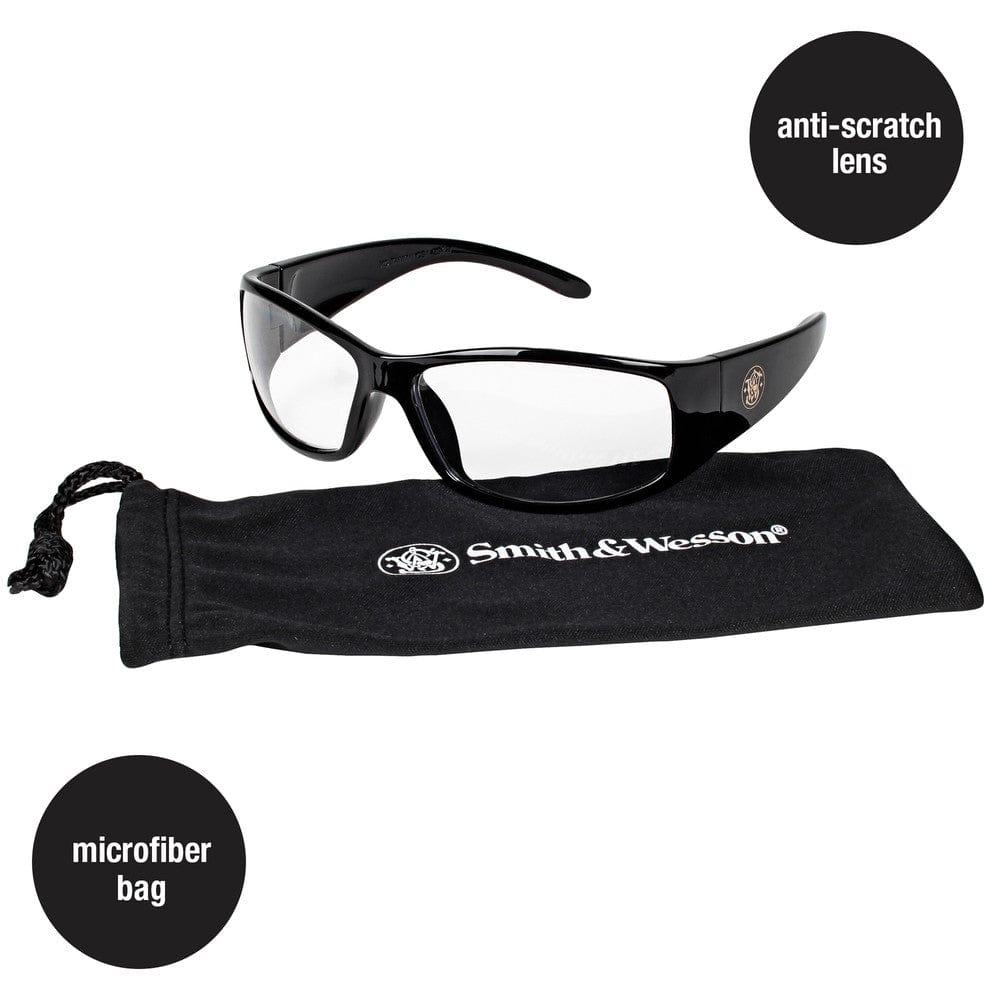 Smith & Wesson Elite Safety Glasses Clear Anti-Fog Lens 21302 Key Features