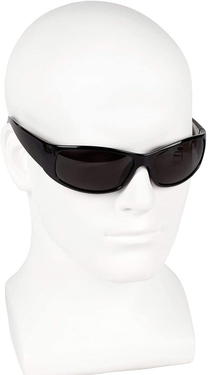 Smith & Wesson Elite Safety Glasses with Smoke Anti-Fog Lens 21303 Worn
