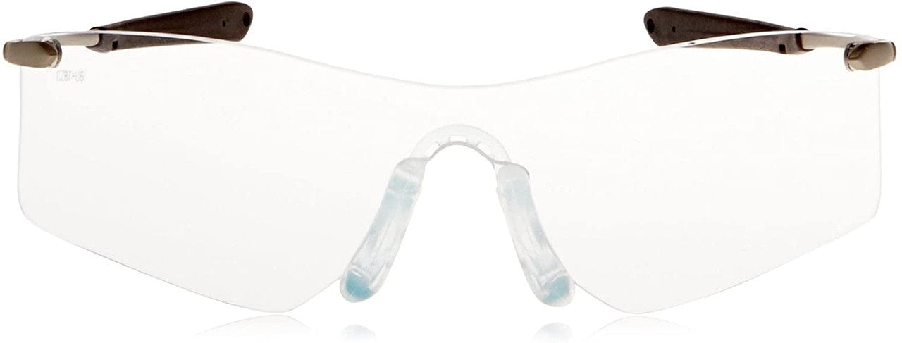 Crews Rubicon Safety Glasses with Clear Anti-Fog Lens T4110AF Front View